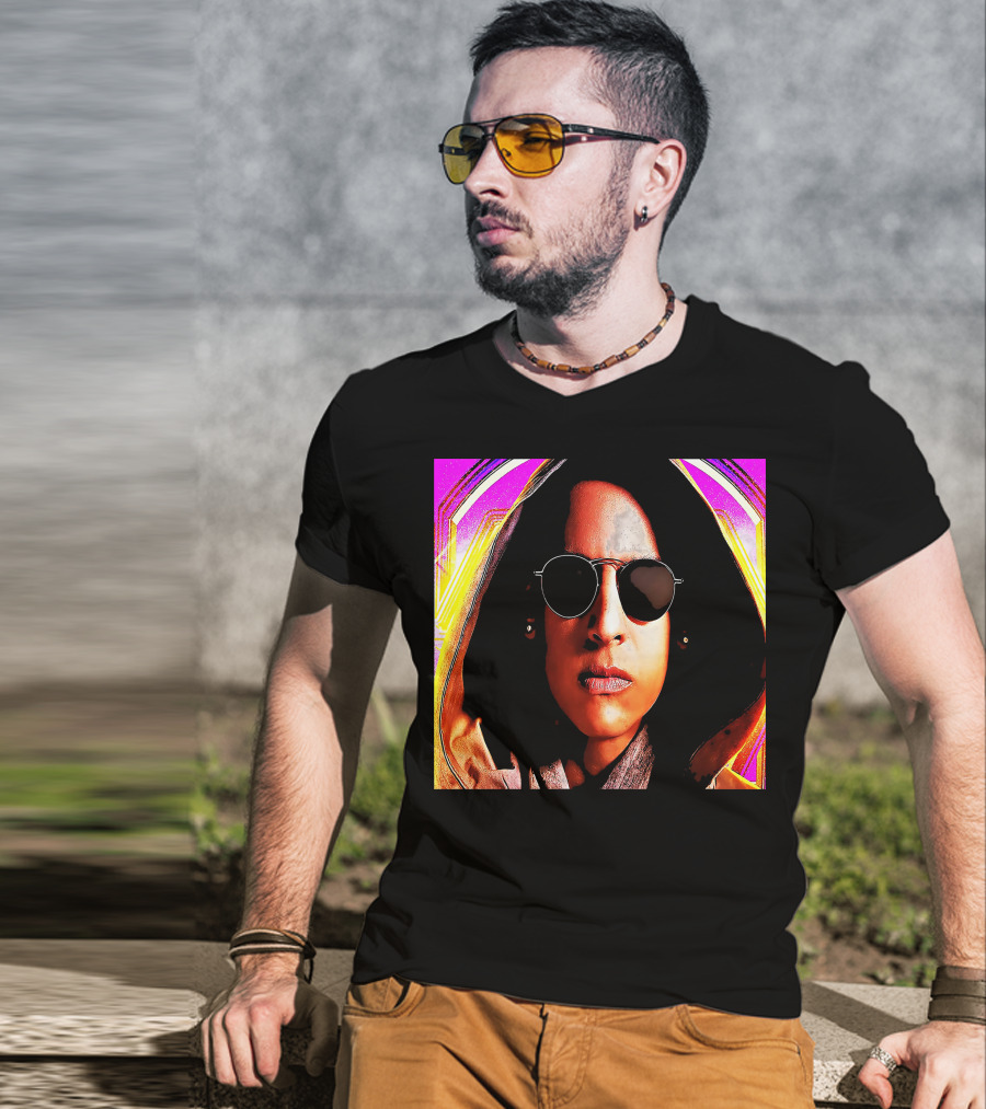 Papa Yankee Retro Neon Sunglasses T-Shirt