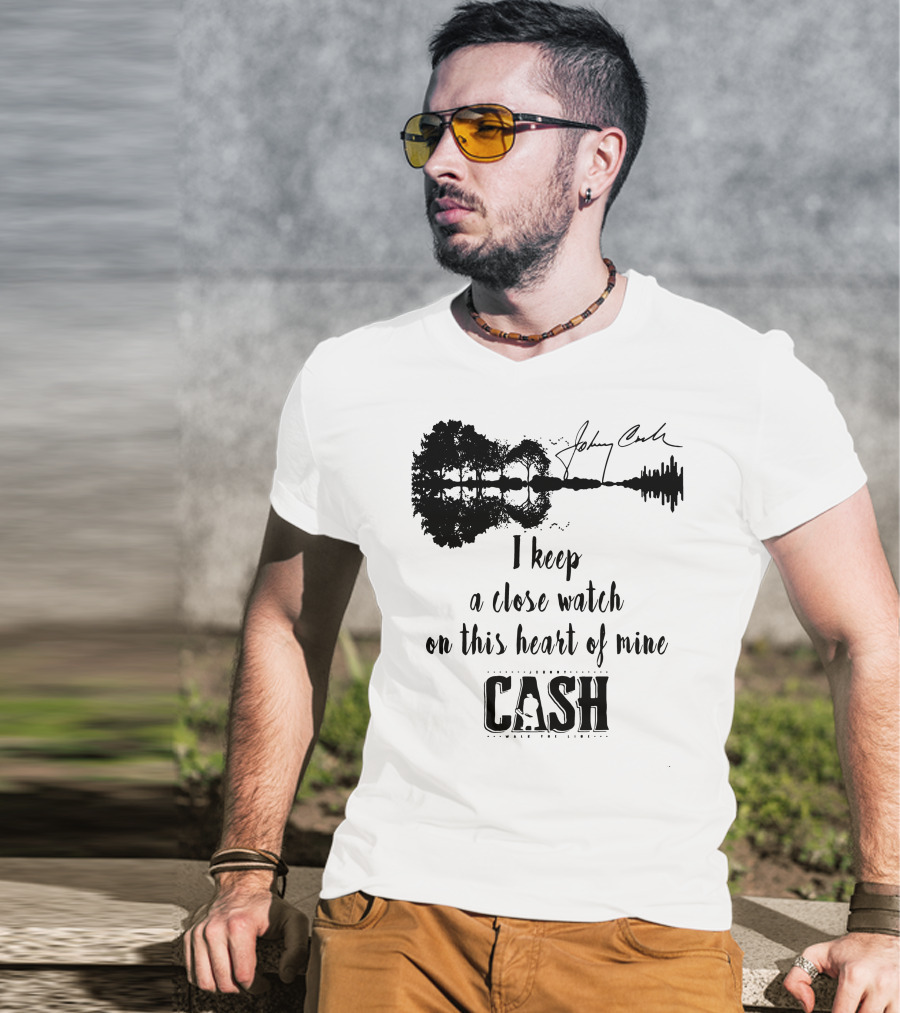 Johnny Cash I Keep A Close Watch On This Heart Of Mine T-Shirt