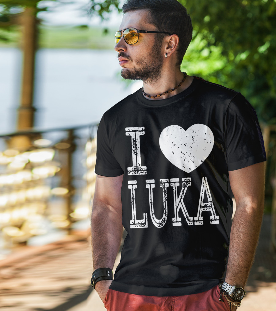 I Love Luka Basketball NFL T-Shirt