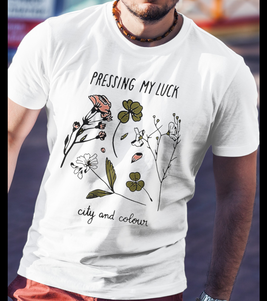 Pressing My Luck City And Colour Floral T-Shirt