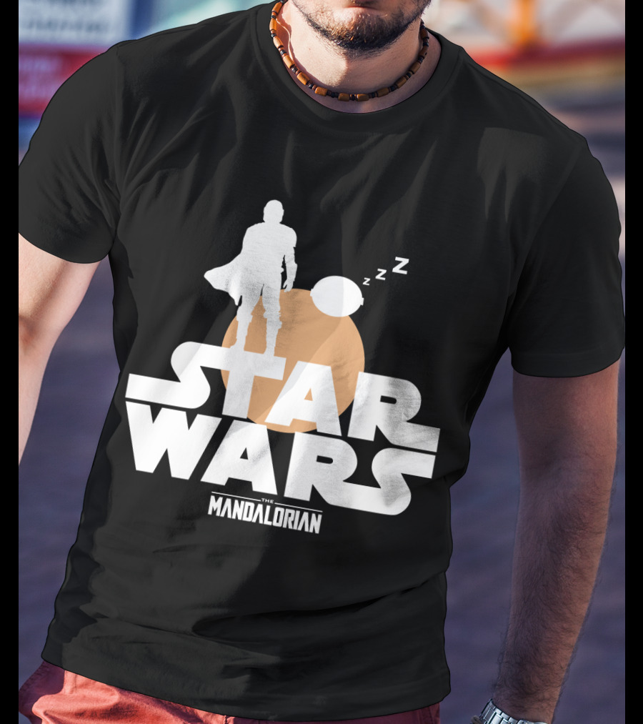 Star Wars The Mandalorian Sleeping Duo T-Shirt