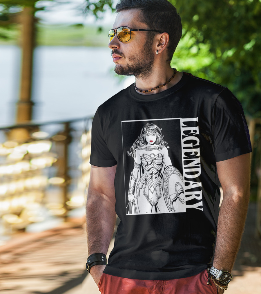 Wonder Woman Legendary Heroic Warrior T-Shirt
