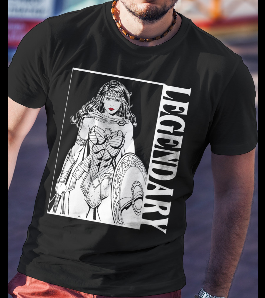 Wonder Woman Legendary Heroic Warrior T-Shirt