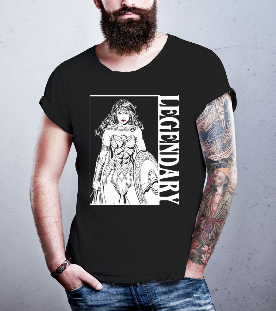 Wonder Woman Legendary Heroic Warrior T-Shirt