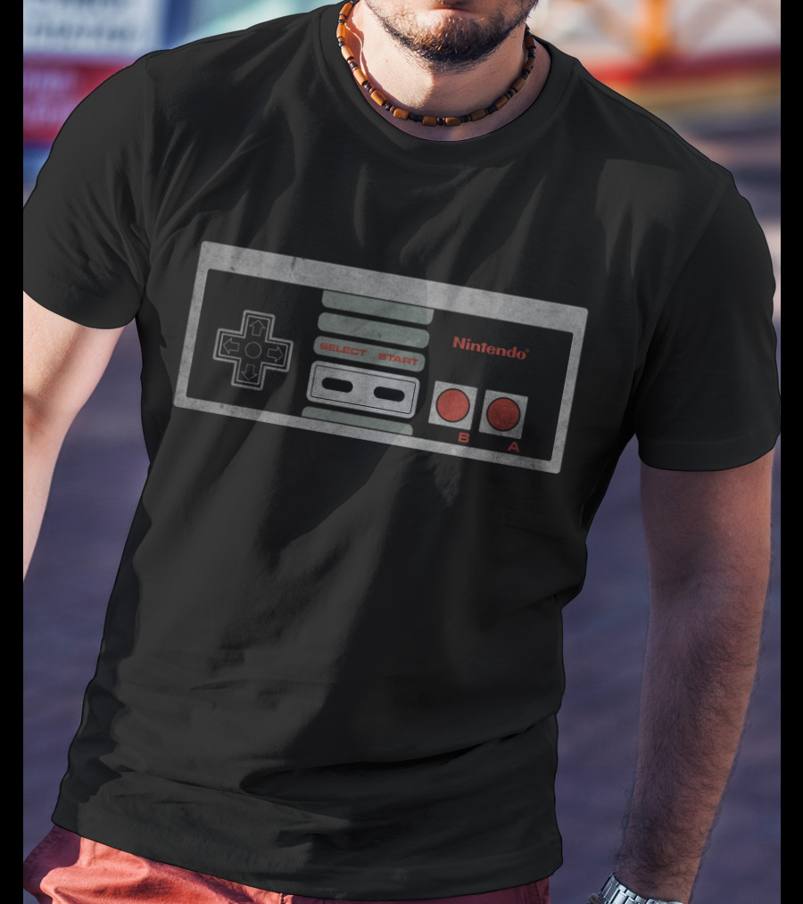 Nintendo NES Controller Select Start Retro Gaming T-Shirt