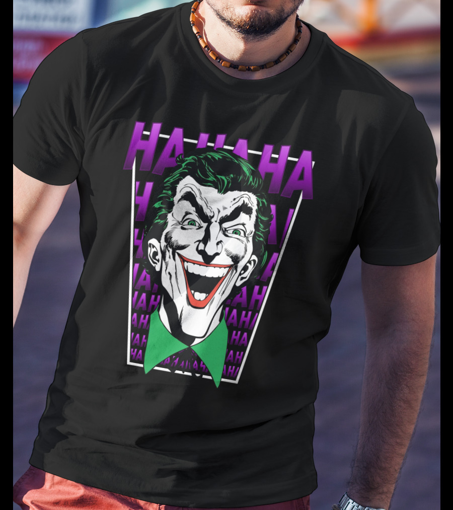 The Joker Hahaha Iconic Laugh T-Shirt