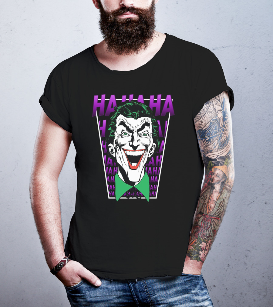 The Joker Hahaha Iconic Laugh T-Shirt