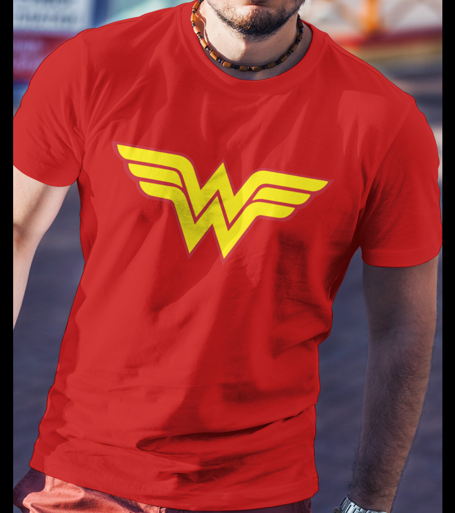 Wonder Woman Classic Yellow Emblem T-Shirt