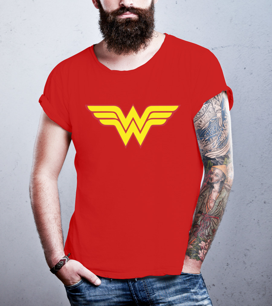 Wonder Woman Classic Yellow Emblem T-Shirt