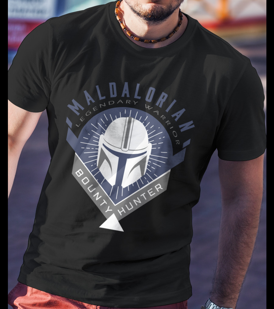 Maldalorian Legendary Warrior Bounty Hunter Helmet T-Shirt