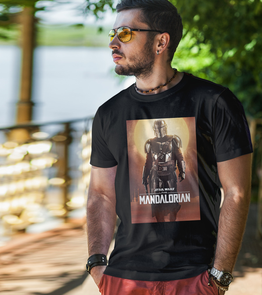 Star Wars The Mandalorian Bounty Hunter T-Shirt