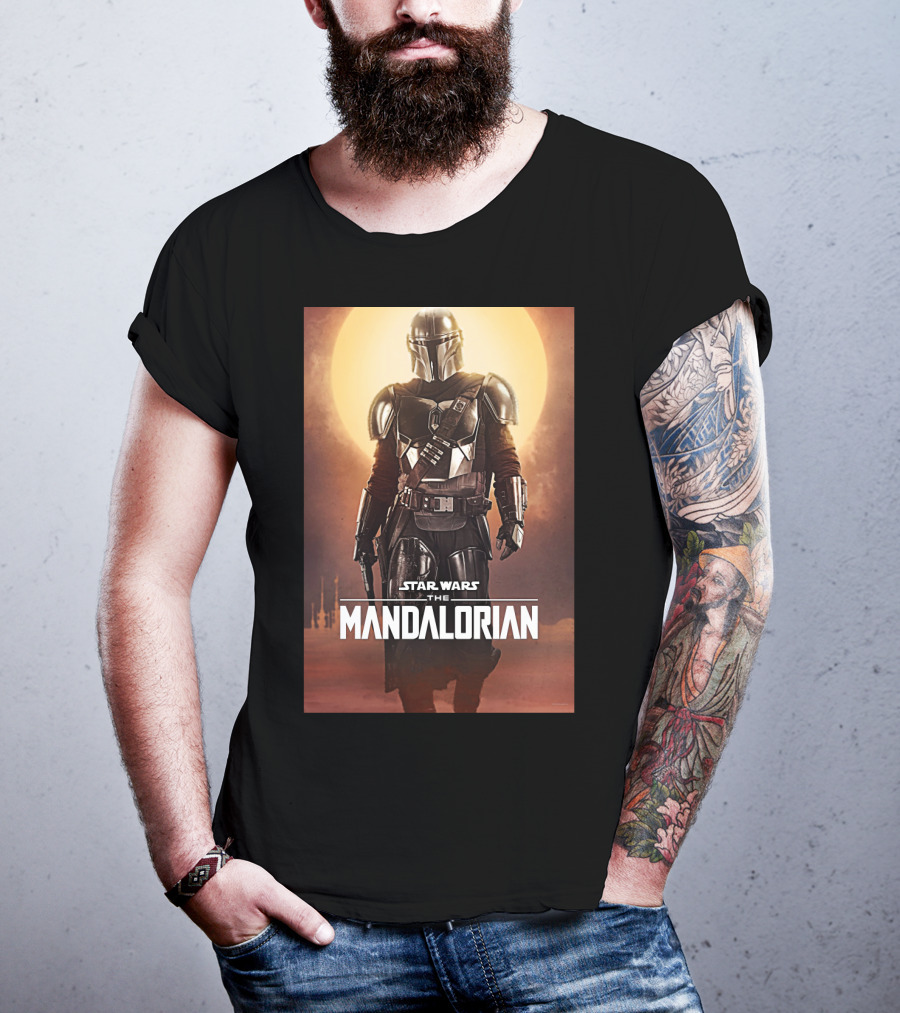 Star Wars The Mandalorian Bounty Hunter T-Shirt