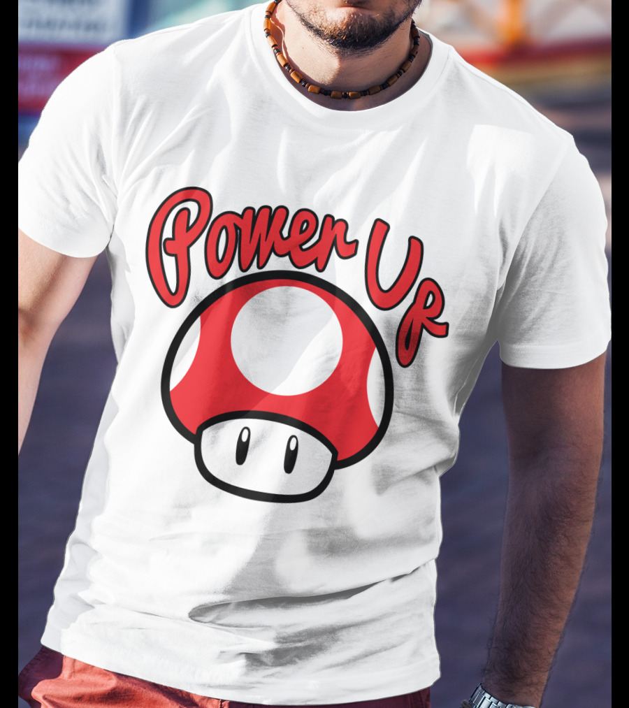 Super Mario Power Up Mushroom T-Shirt
