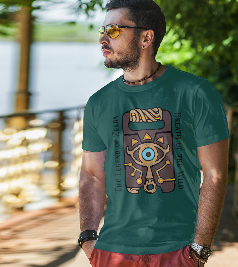 The Legend Of Zelda Breath Of The Wild Sheikah Slate Eye T-Shirt