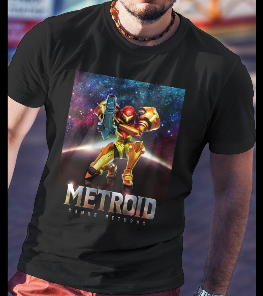 Metroid Samus Returns Galaxy Adventure T-Shirt