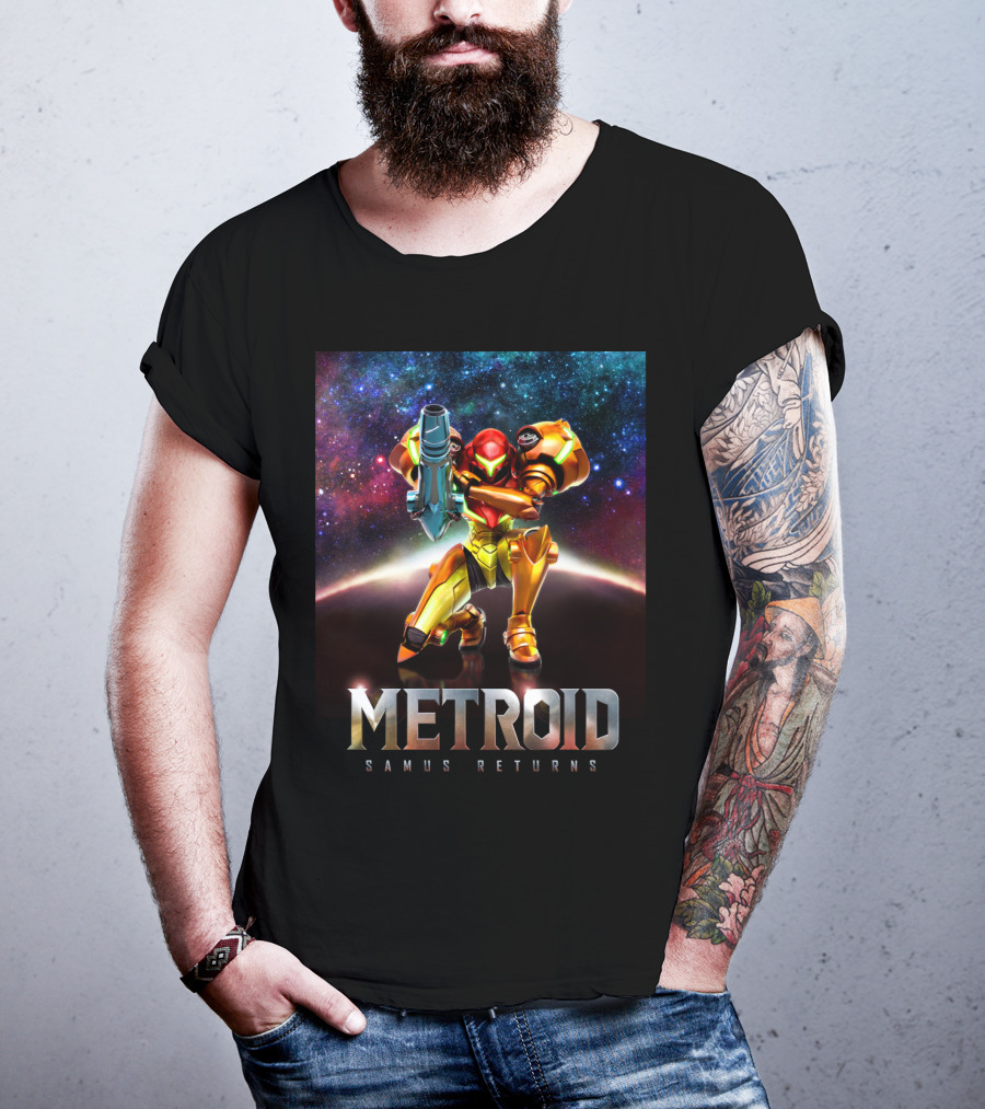 Metroid Samus Returns Galaxy Adventure T-Shirt
