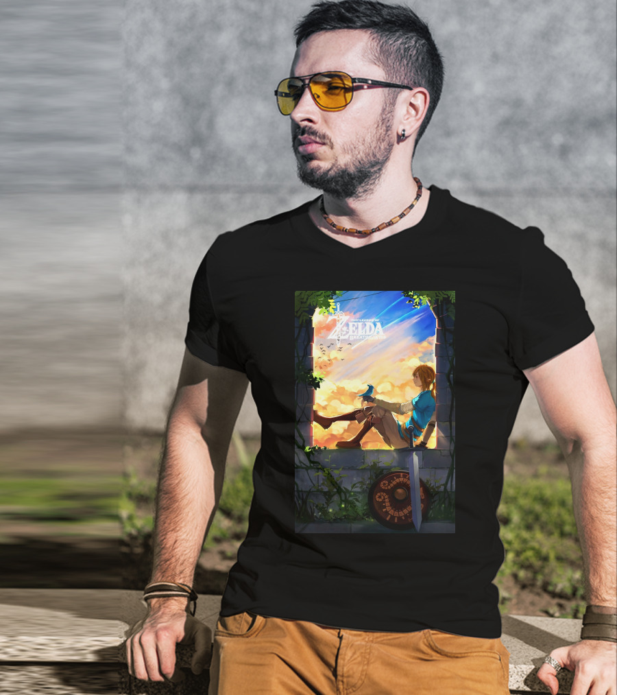 The Legend Of Zelda Breath Of The Wild Heroic Reflection T-Shirt