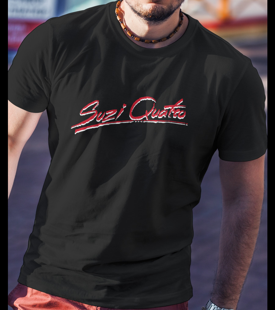 Suzi Quatro Red Script T-Shirt