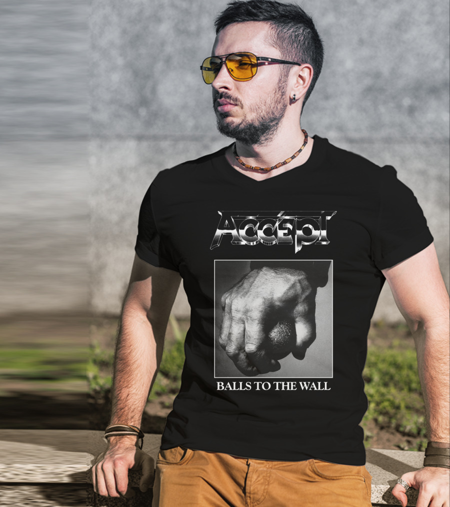 Accept Balls To The Wall Album Cover T-Shirt