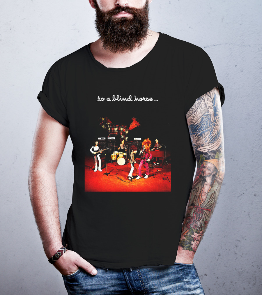 To A Blind Horse Band Performance Scene T-Shirt
