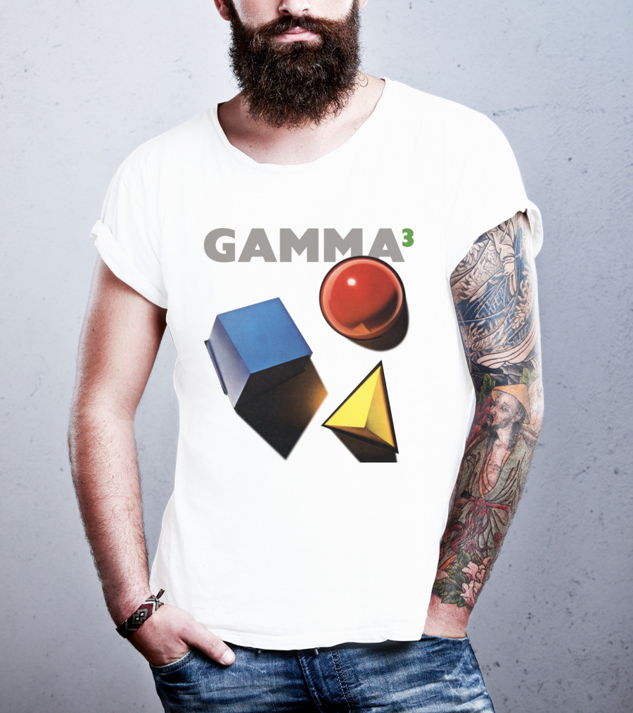 GAMMA 3 Geometric Shapes Cube Sphere Pyramid T-Shirt