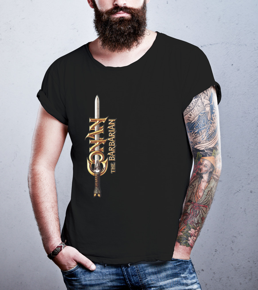 Conan The Barbarian Sword Logo CB 036 T-Shirt
