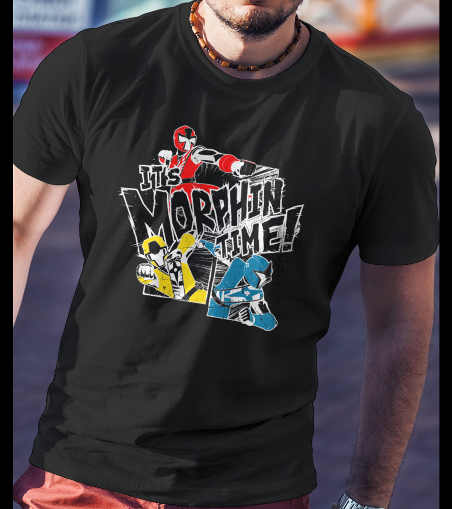 It's Morphin Time Power Rangers T-Shirt