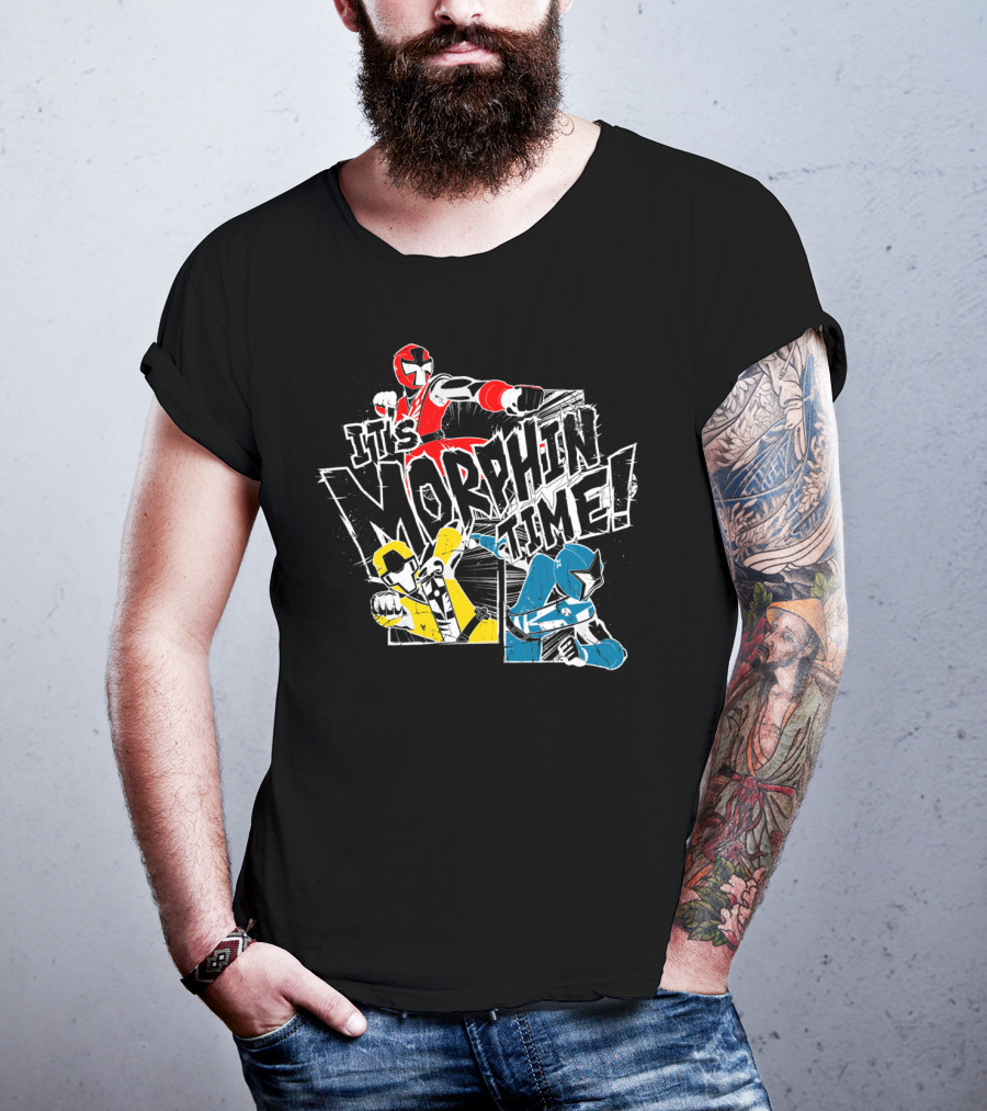 It's Morphin Time Power Rangers T-Shirt