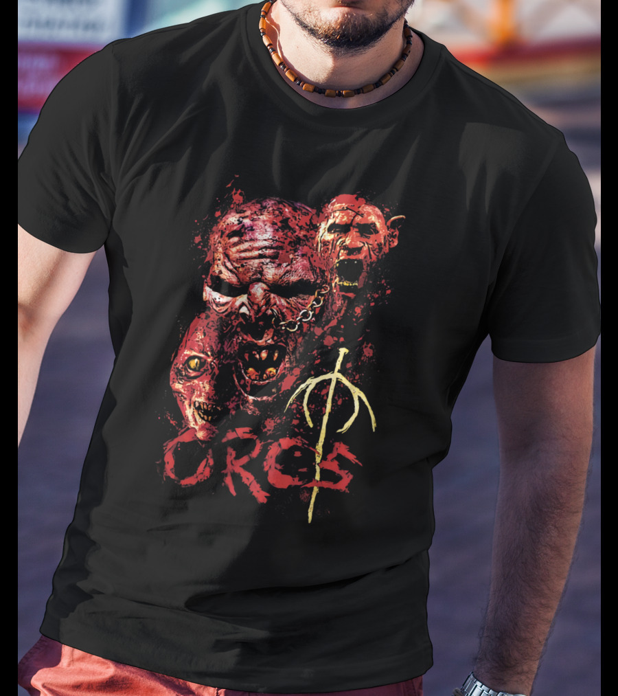 The Lord Of The Rings Movie Orcs Blood-Red Trio With Sauron's Evil T-Shirt