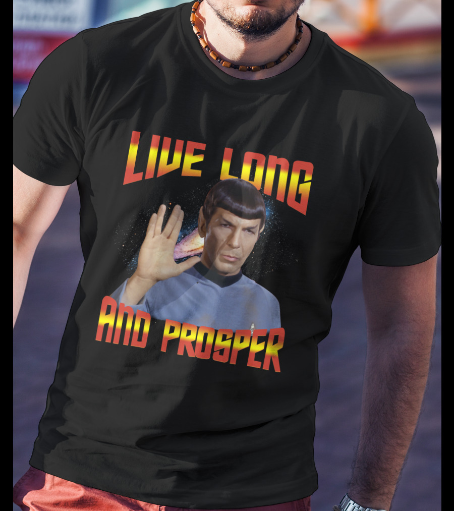 13 Star Trek Spock Live Long And Prosper Hand Gesture T-Shirt