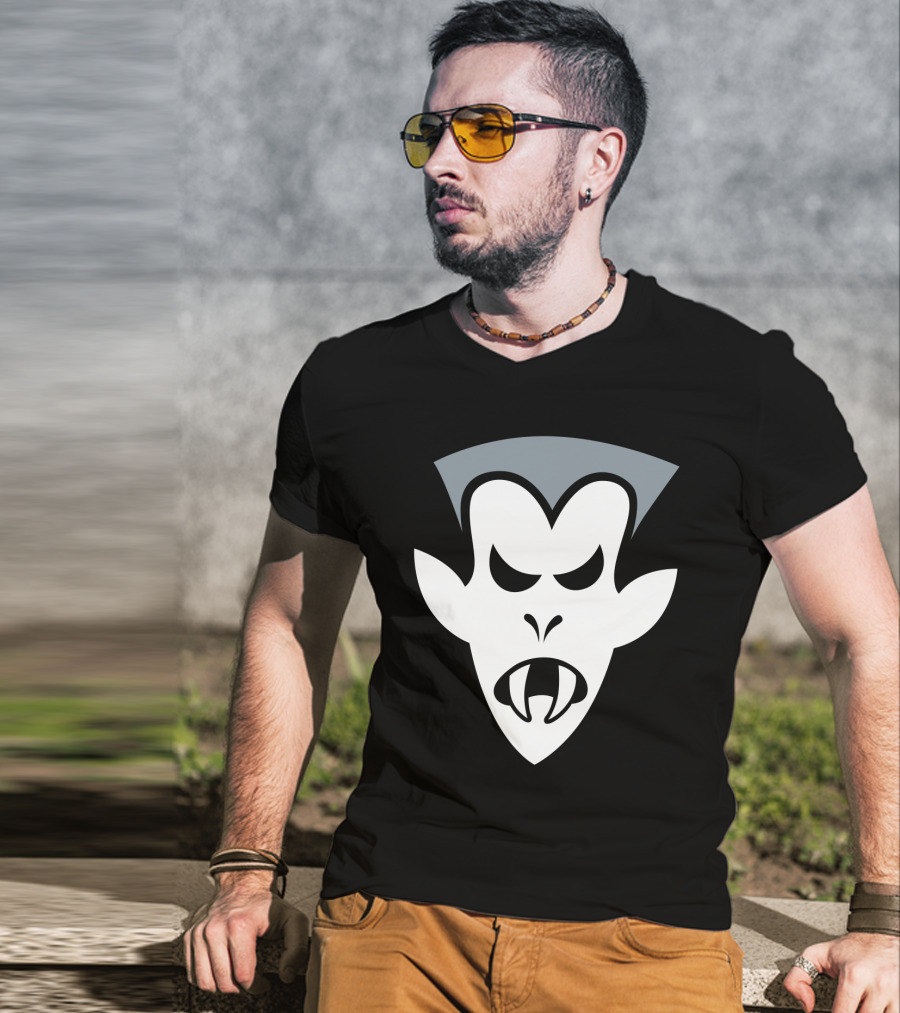 Halloween Angry Vampire Face T-Shirt