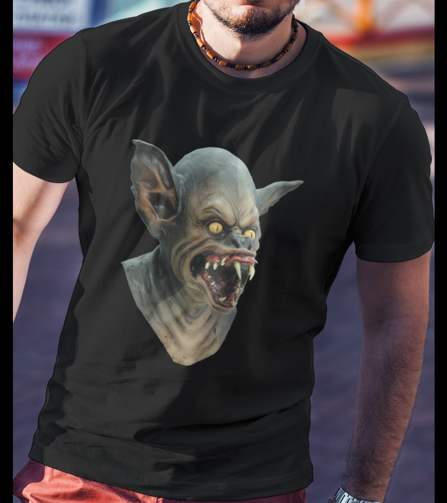Mask Dracula Horror Bat Creature Monster T-Shirt