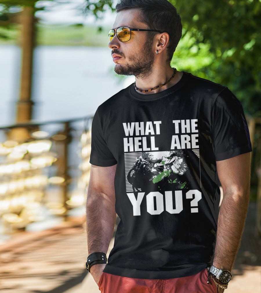 Predator Alien What The Hell Are You? T-Shirt