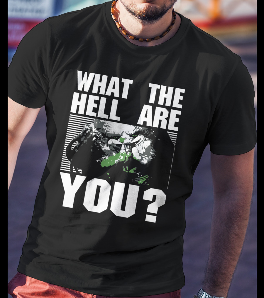 Predator Alien What The Hell Are You? T-Shirt