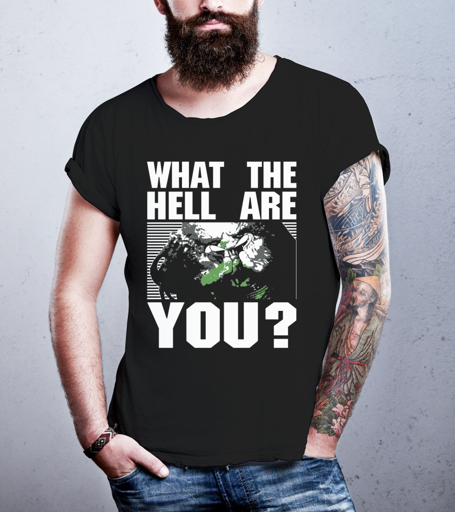 Predator Alien What The Hell Are You? T-Shirt