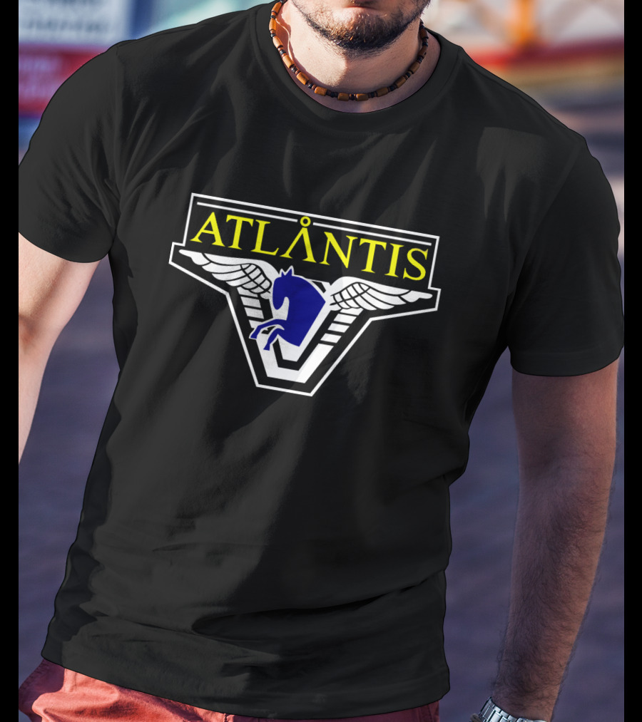 Atlantis Pegasus Emblem Winged T-Shirt