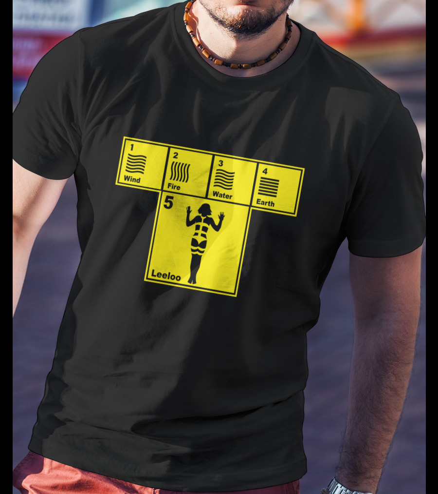 Wind Fire Water Earth Leeloo The Fifth Element T-Shirt