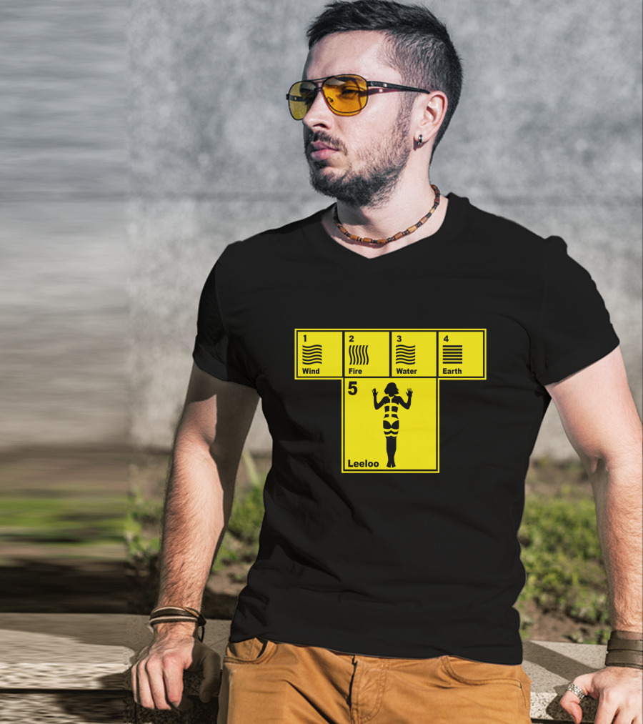 Wind Fire Water Earth Leeloo The Fifth Element T-Shirt