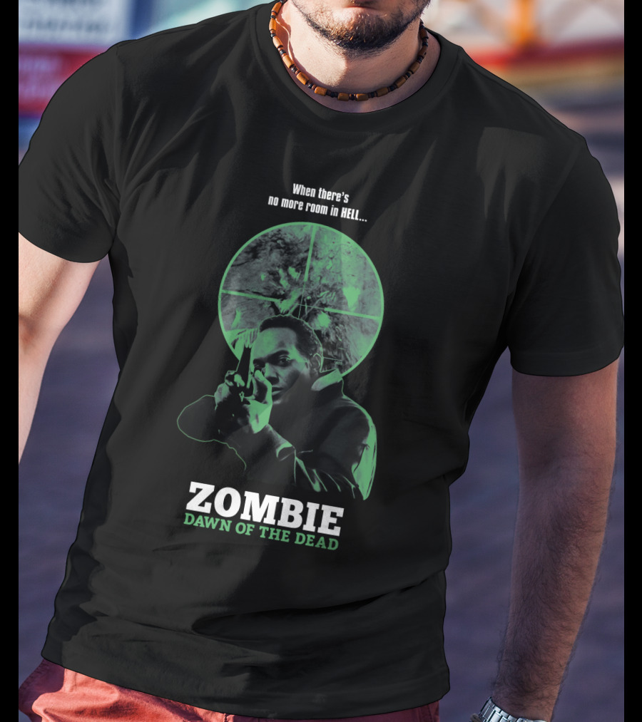 When There's No More Room In Hell Zombie Dawn Of The Dead 1978 T-Shirt