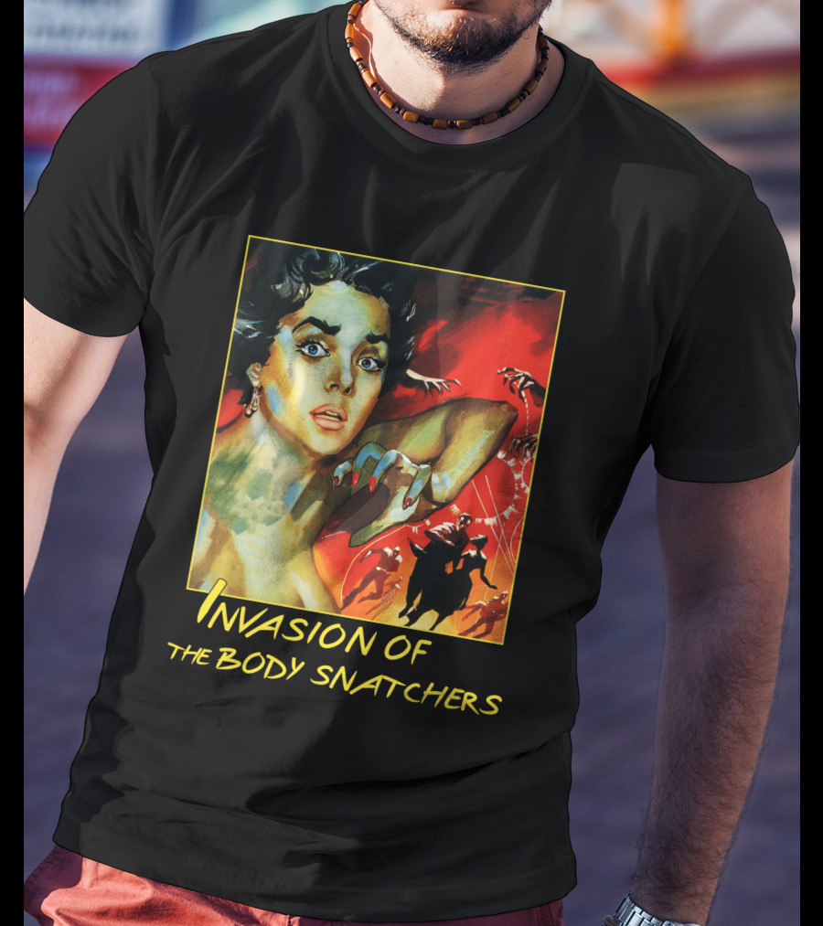 Invasion Of The Body Snatchers 1978 Classic Horror Movie Cover T-Shirt