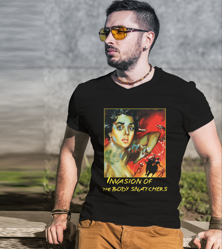 Invasion Of The Body Snatchers 1978 Classic Horror Movie Cover T-Shirt