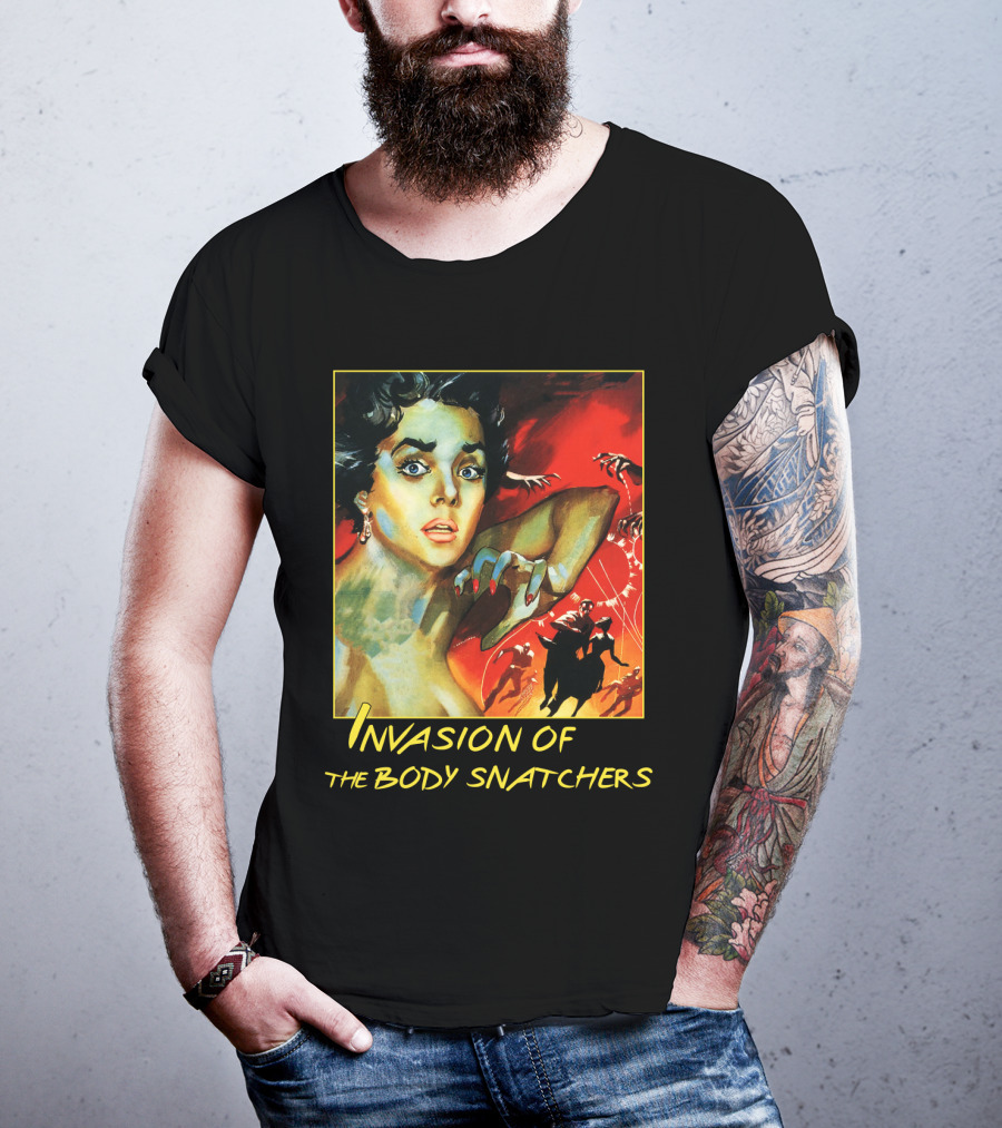 Invasion Of The Body Snatchers 1978 Classic Horror Movie Cover T-Shirt