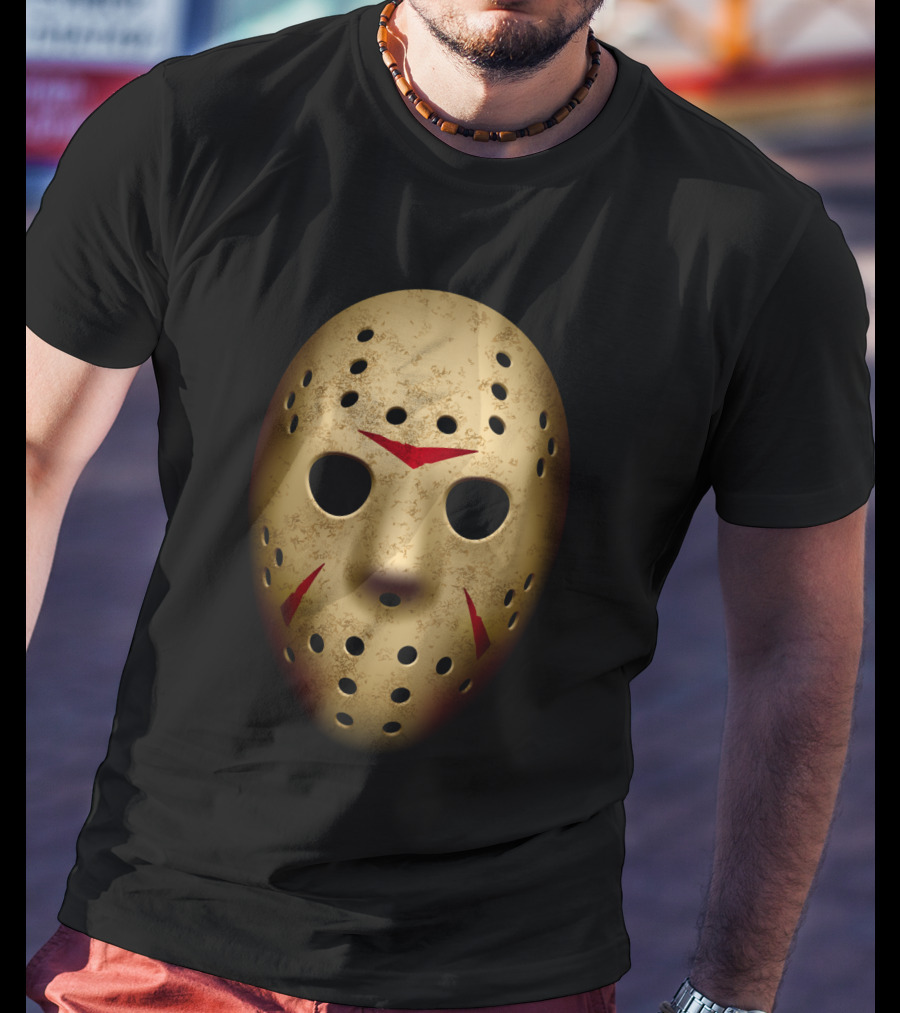 Jason Mask Friday The 13th Hockey Horror T-Shirt