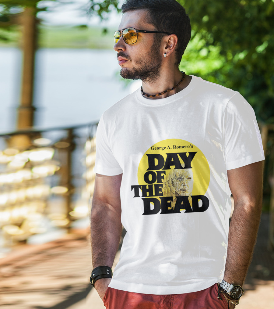 George A. Romero's Day Of The Dead Zombie Horror Movie T-Shirt