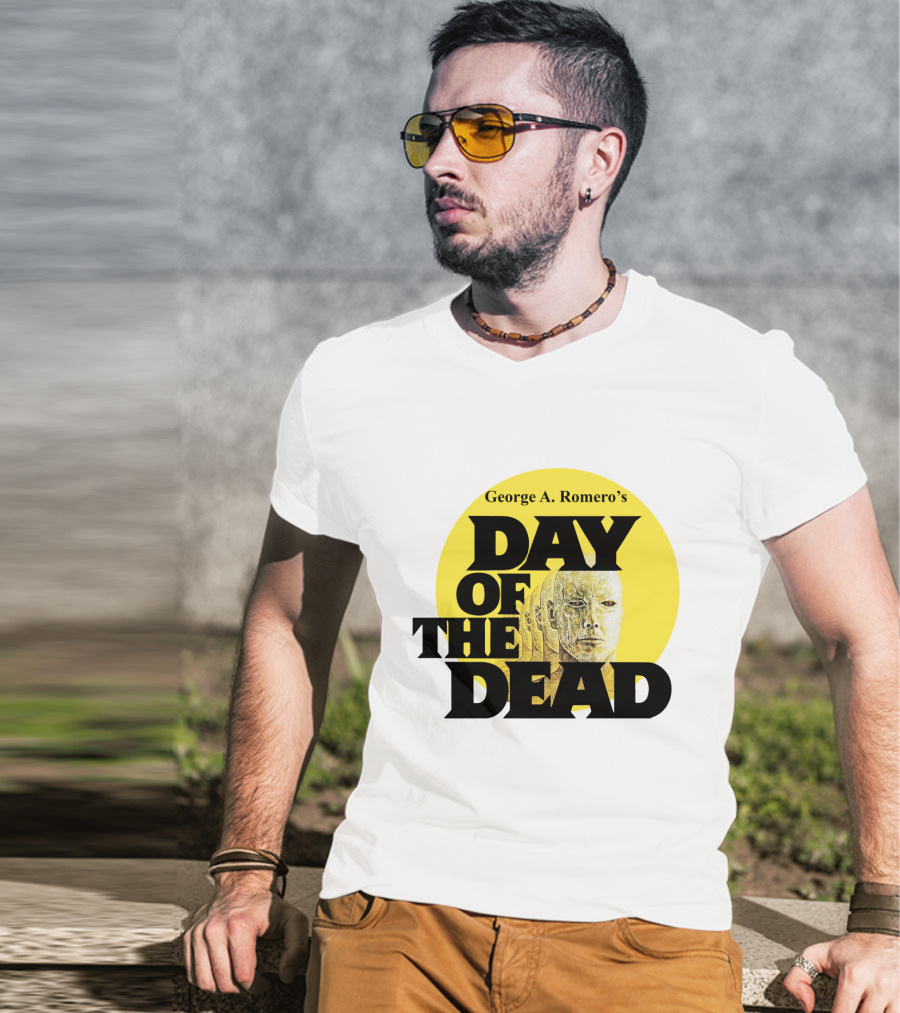 George A. Romero's Day Of The Dead Zombie Horror Movie T-Shirt