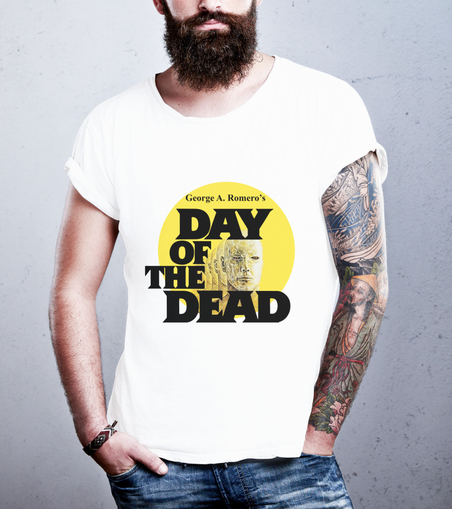 George A. Romero's Day Of The Dead Zombie Horror Movie T-Shirt