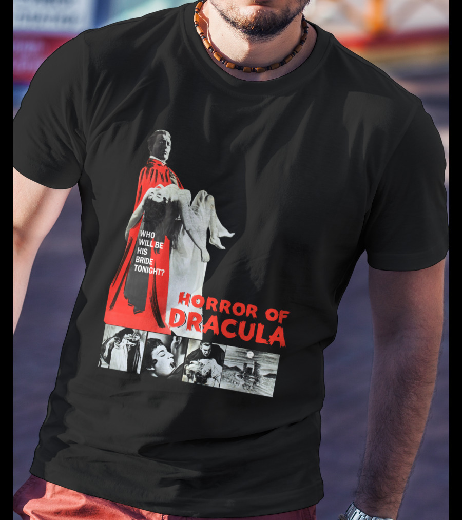Horror Of Dracula Who Will Be His Bride Tonight T-Shirt