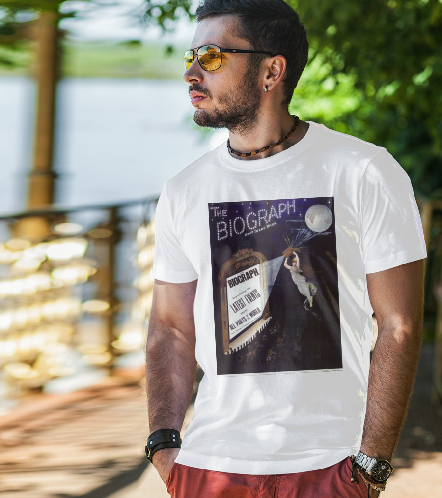 The Biograph 1910 Reg Trade Mark Biograph Presenting Latest Events From All Parts Of The World T-Shirt