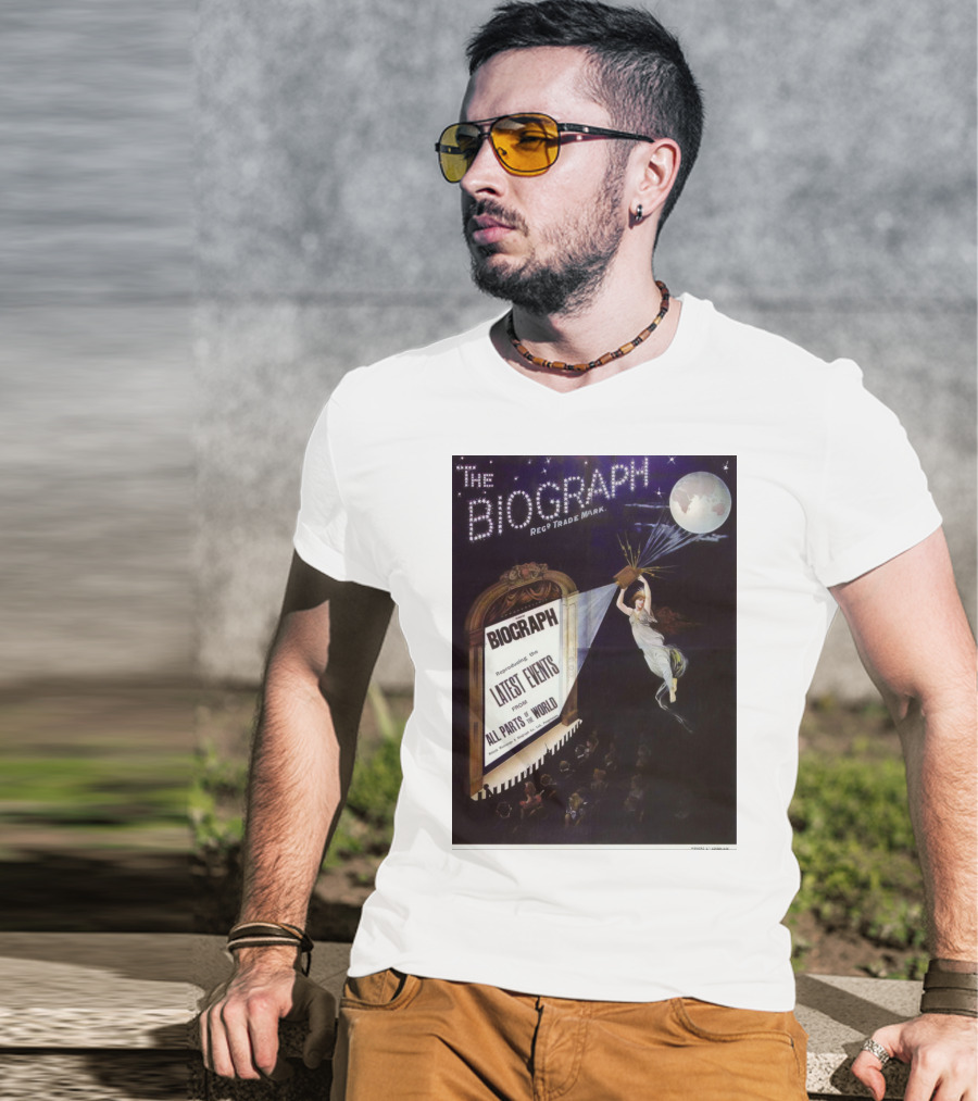 The Biograph 1910 Reg Trade Mark Biograph Presenting Latest Events From All Parts Of The World T-Shirt