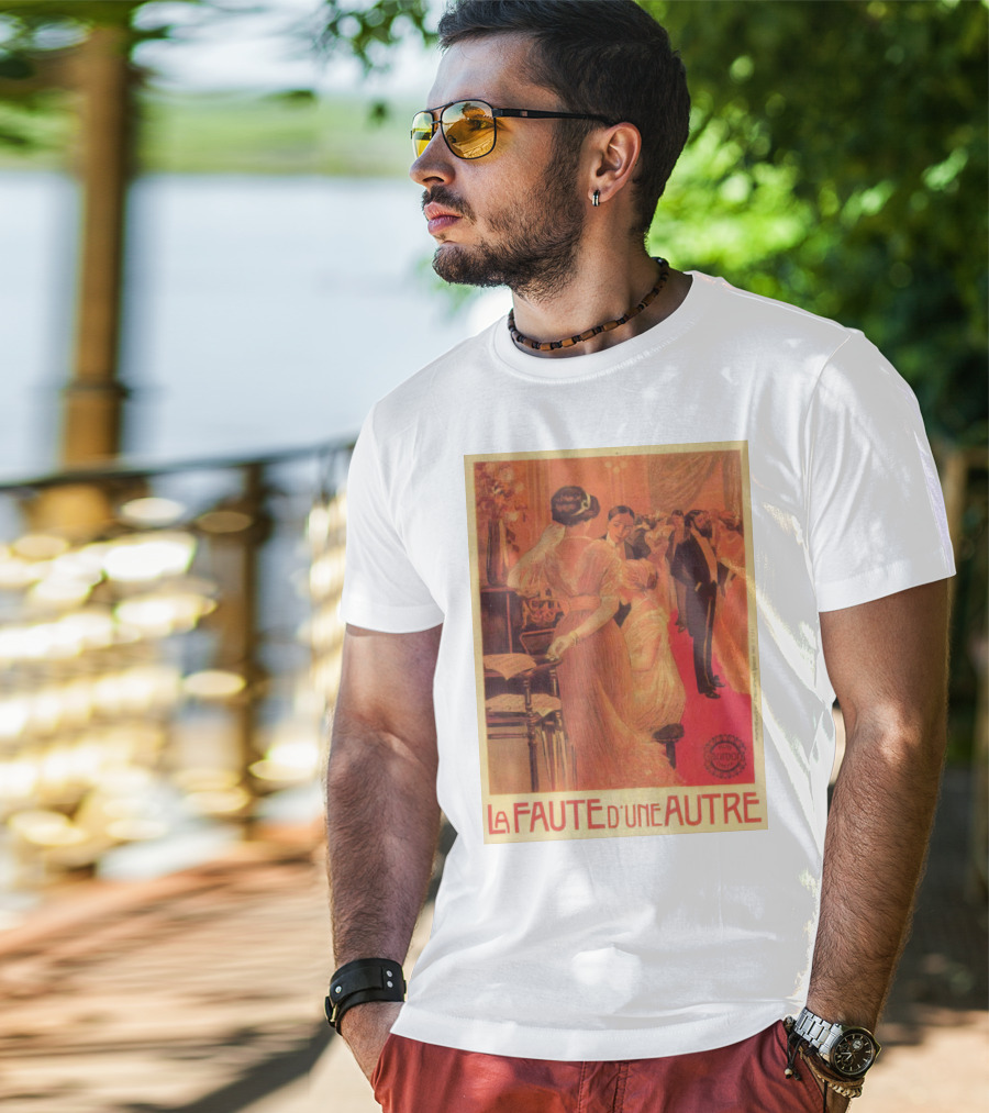La Faute D'un Autre 1910 Elegant Ballroom Scene Bourgeois Society Vintage T-Shirt
